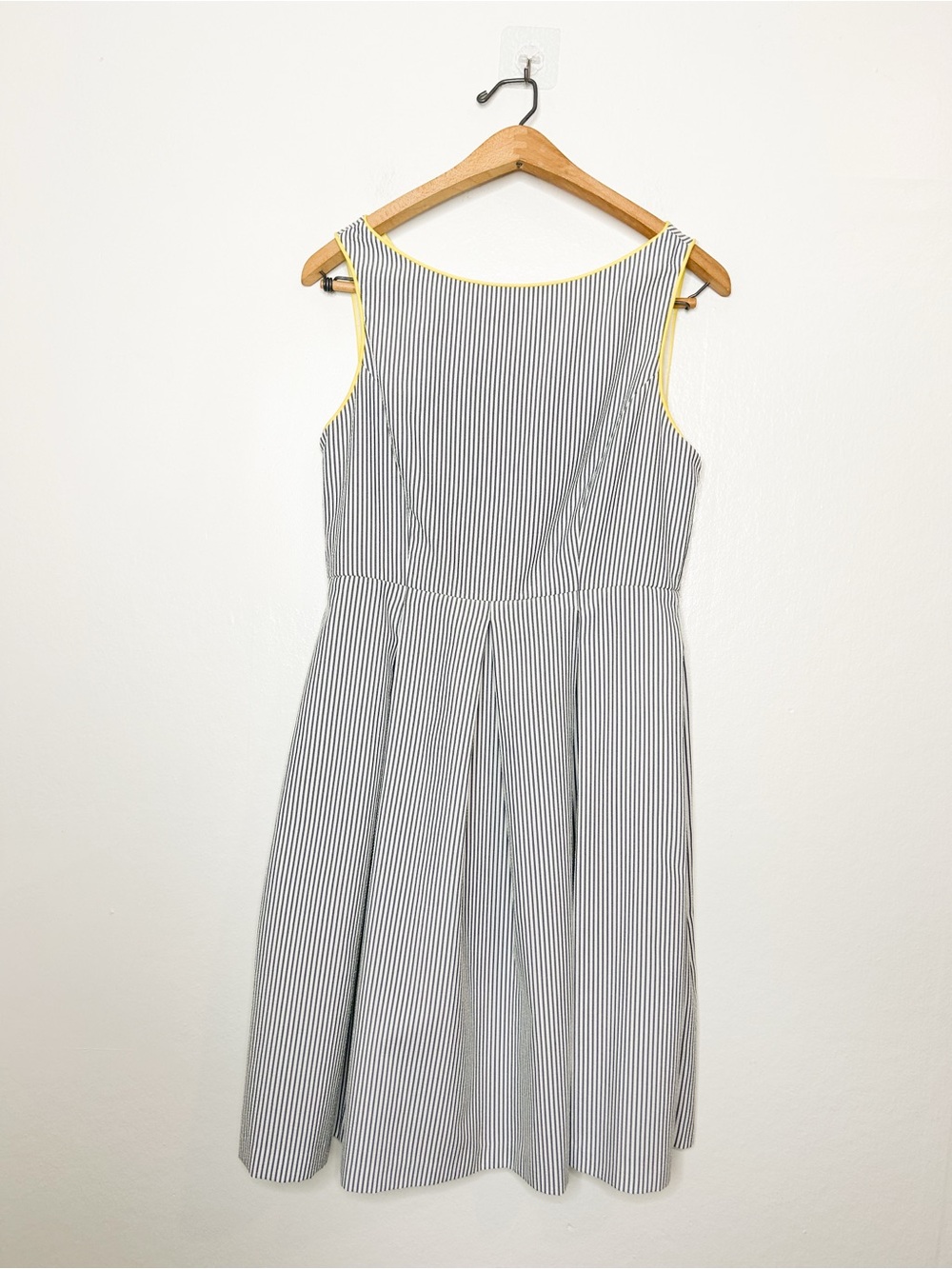 Siena Studio Sleeveless Classical Nautical Stripe A Line Mini Dress 8